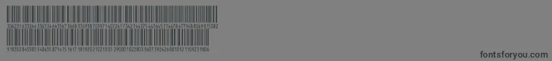 フォントV300004 – 黒い文字の灰色の背景