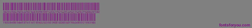 フォントV300004 – 紫色のフォント、灰色の背景