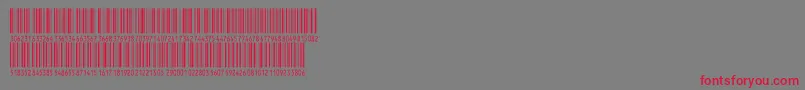 V300004 Font – Red Fonts on Gray Background