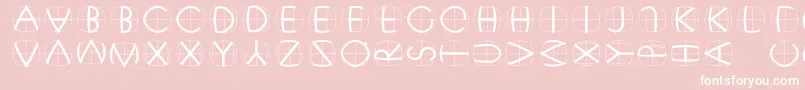 Xperimentypofswhite Font – White Fonts on Pink Background