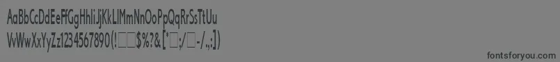 フォントLexikosLetPlain.1.0 – 黒い文字の灰色の背景