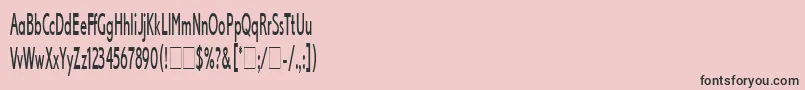 Fonte LexikosLetPlain.1.0 – fontes pretas em um fundo rosa