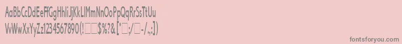 LexikosLetPlain.1.0 Font – Gray Fonts on Pink Background