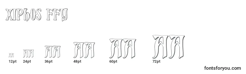 Xiphos ffy Font Sizes