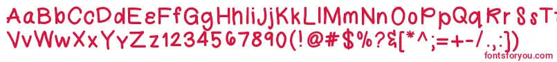 PinkLemonade Font – Red Fonts