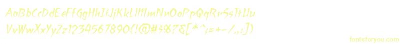 RagingredlotusBbItalic Font – Yellow Fonts