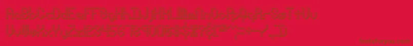 Más sobre la fuente PindownXBrk fuente PindownXBrk – Fuentes Marrones Sobre Fondo Rojo