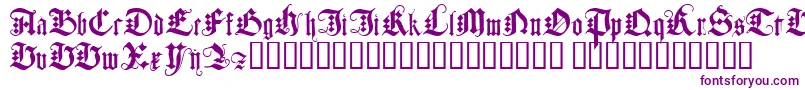 Jgjdg Font – Purple Fonts on White Background