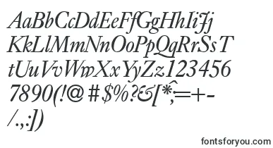 E720RomanItalic font – Fonts Starting With E