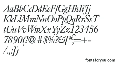  E720RomanItalic font