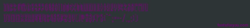 Undergroundrose3D Font – Purple Fonts on Black Background