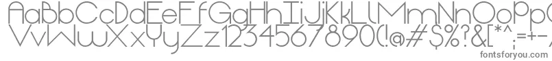 OriginRegular-Schriftart – Graue Schriften