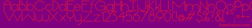 Шрифт OriginRegular – красные шрифты на фиолетовом фоне