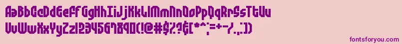 Zephyreg Font – Purple Fonts on Pink Background