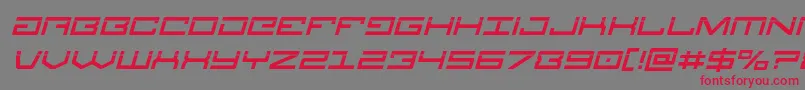 Legionlaserital Font – Red Fonts on Gray Background