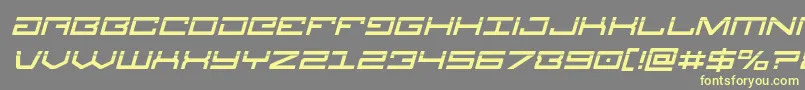 Legionlaserital Font – Yellow Fonts on Gray Background