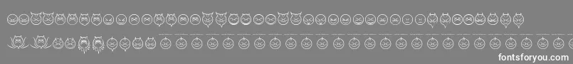 More about SomedevilfacesRegular Font SomedevilfacesRegular Font – White Fonts on Gray Background