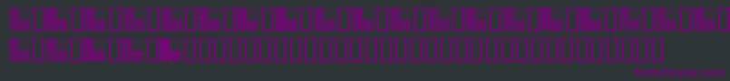 ArtNouveauInitials Font – Purple Fonts on Black Background