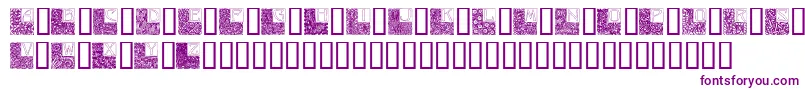 ArtNouveauInitials Font – Purple Fonts on White Background