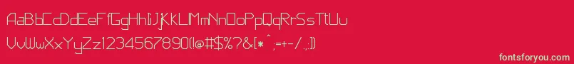 JdCode Font – Green Fonts on Red Background