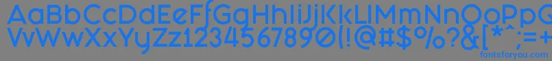 FashionFetishBold Font – Blue Fonts on Gray Background