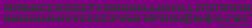 Шрифт Micronianela – чёрные шрифты на фиолетовом фоне