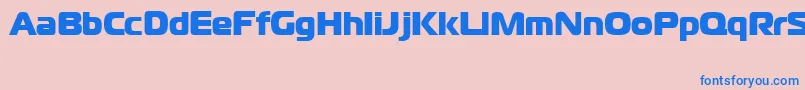 CgoMagistralBlackCyrillic Font – Blue Fonts on Pink Background