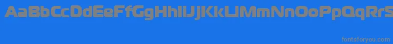 CgoMagistralBlackCyrillic Font – Gray Fonts on Blue Background