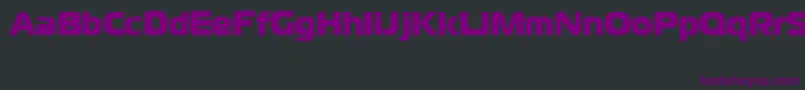 フォントCgoMagistralBlackCyrillic – 黒い背景に紫のフォント