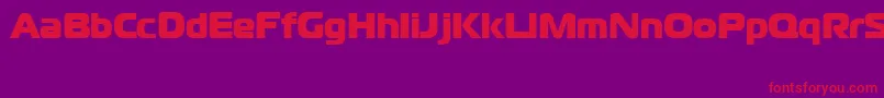 CgoMagistralBlackCyrillic Font – Red Fonts on Purple Background