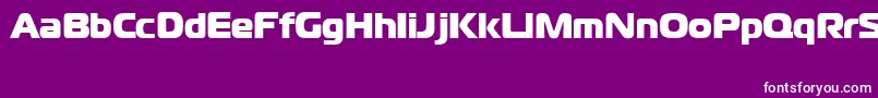 CgoMagistralBlackCyrillic Font – White Fonts on Purple Background