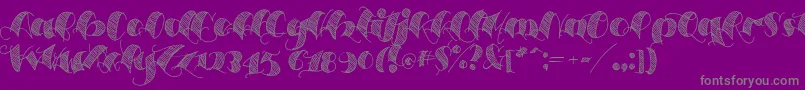 Espesorolas2 Font – Gray Fonts on Purple Background