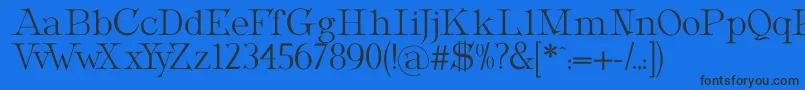 MetropolianDisplay-fontti – mustat fontit sinisellä taustalla