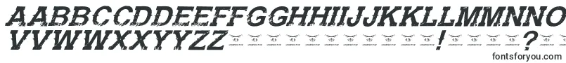 フォントGunfighteracademyItalic – Adobe Reader用のフォント