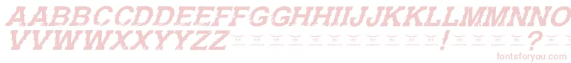 GunfighteracademyItalic Font – Pink Fonts