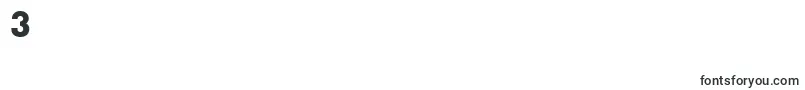 GermanParticipants Font – Fonts for Digit 3