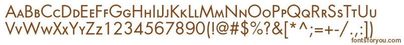 Orenburgscc Font – Brown Fonts on White Background