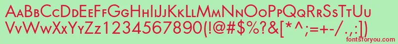 Orenburgscc Font – Red Fonts on Green Background