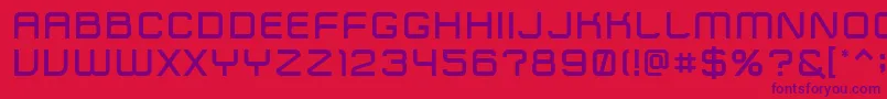 fuente ZipTypefaceDemibold – Fuentes Moradas Sobre Fondo Rojo