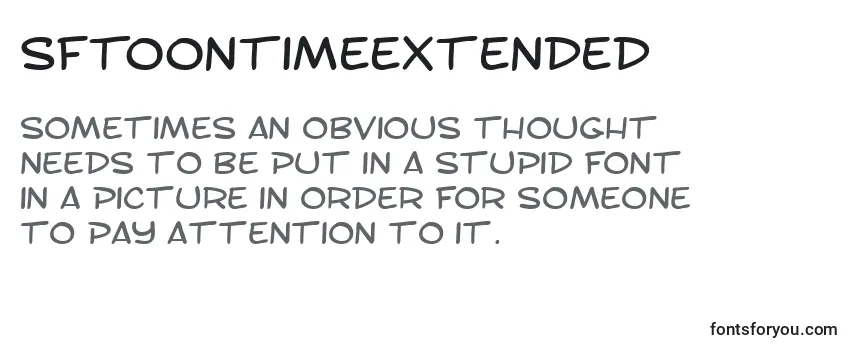 Review of the SfToontimeExtended Font