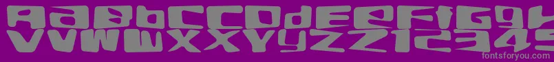 Elab Font – Gray Fonts on Purple Background