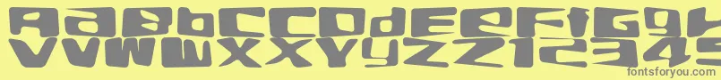 Elab Font – Gray Fonts on Yellow Background