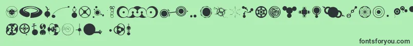 Cropbataoe Font – Black Fonts on Green Background