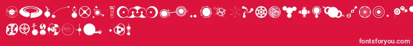 Cropbataoe Font – White Fonts on Red Background