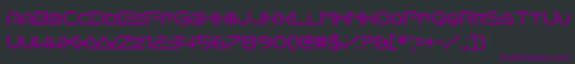 Onomber Font – Purple Fonts on Black Background