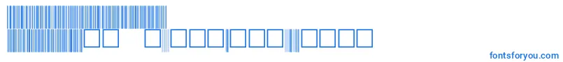 V100029 Font – Blue Fonts on White Background