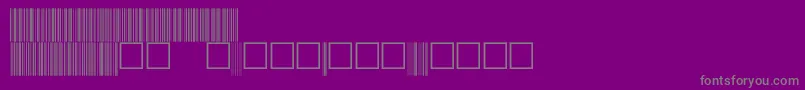 V100029 Font – Gray Fonts on Purple Background