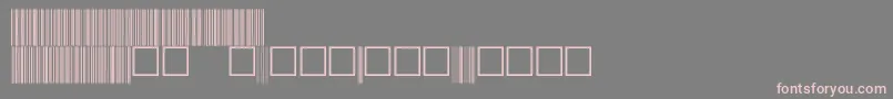 フォントV100029 – 灰色の背景にピンクのフォント