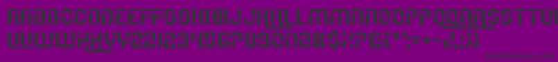 IReallyReallyReallyReallyReallyReallyLikeFonts-fontti – mustat fontit violetilla taustalla