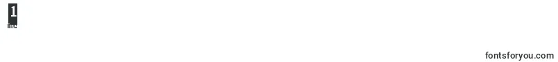 Elletniin Font – Fonts for Digit 1
